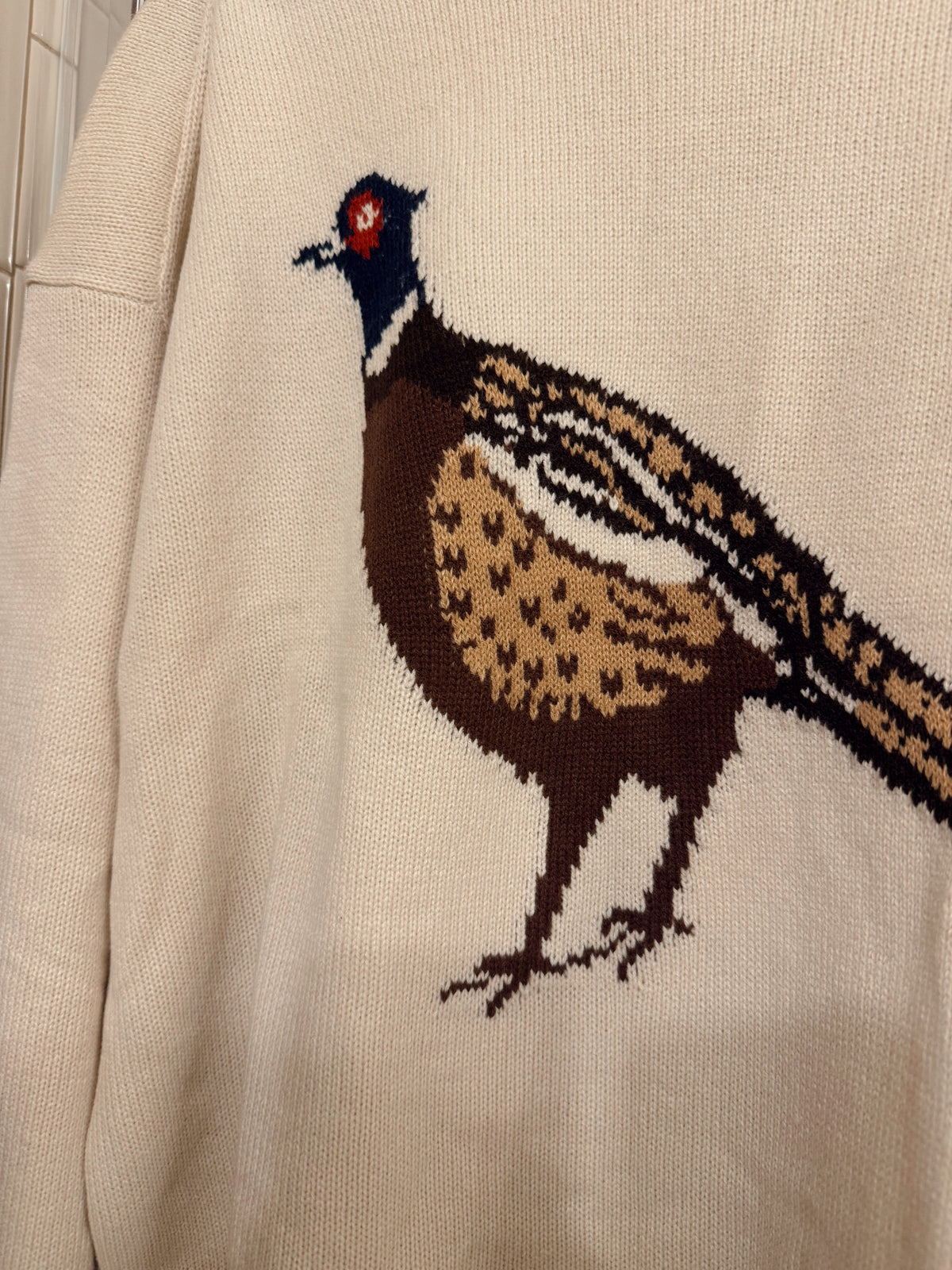Pheasant Sweater - cream