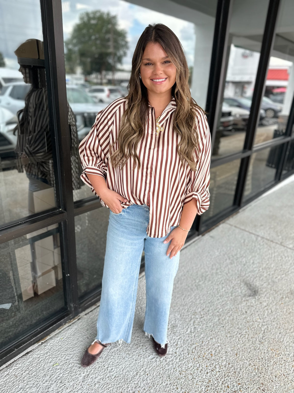September Top - brown