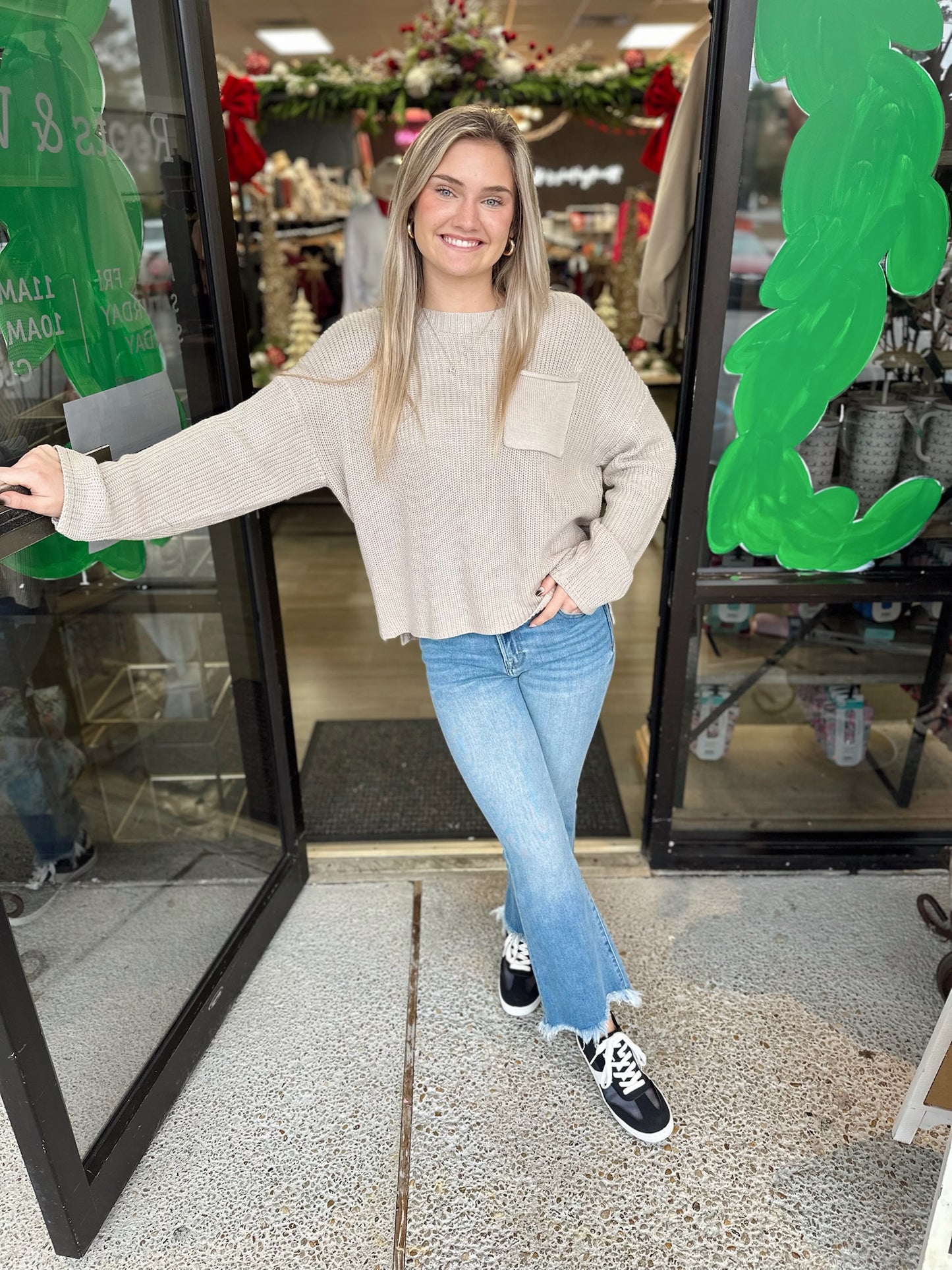 Tucker Sweater-Champagne