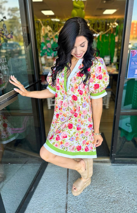 Mallory Dress - Matcha