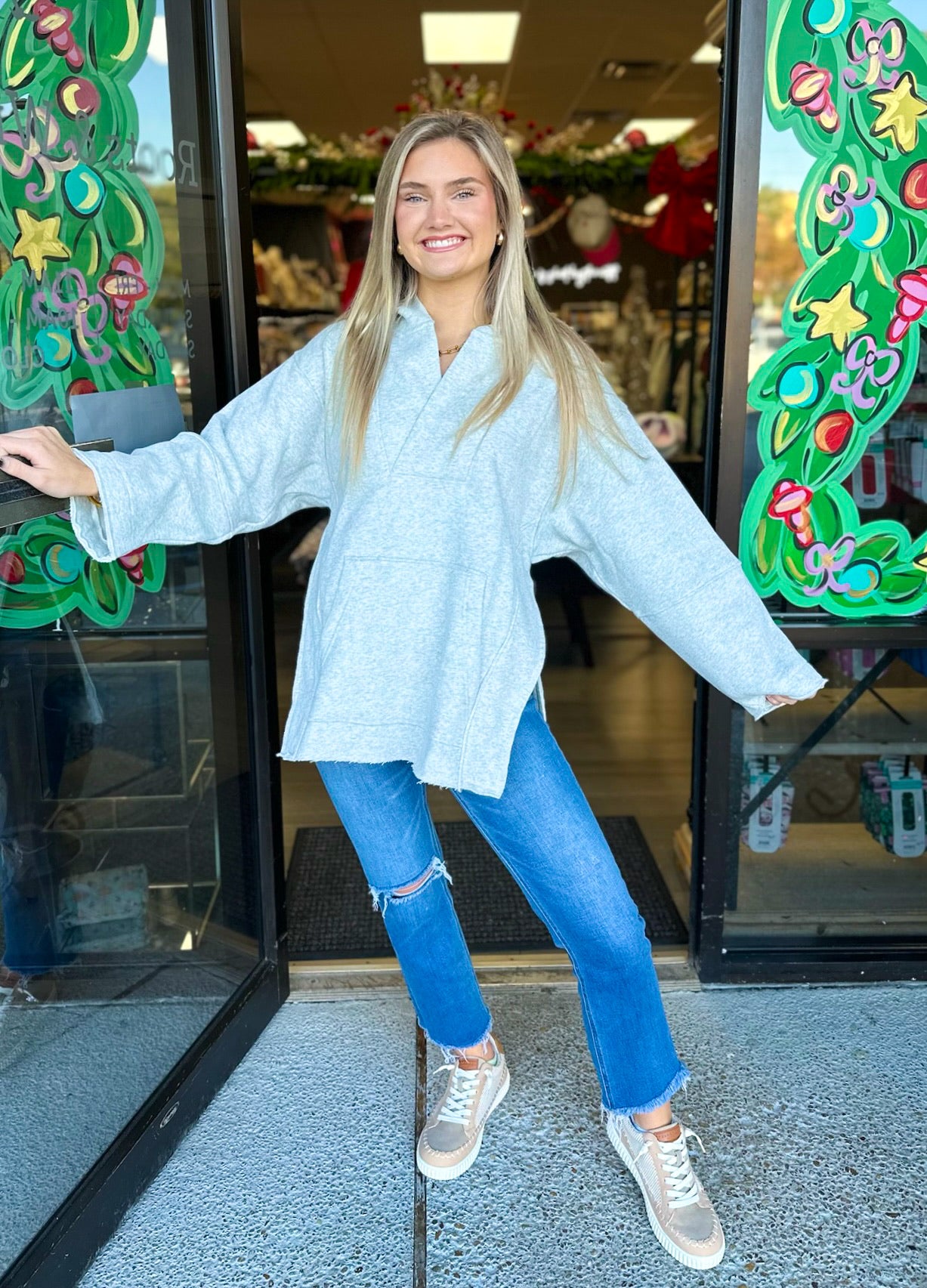 Must Be Pullover-Heather Grey