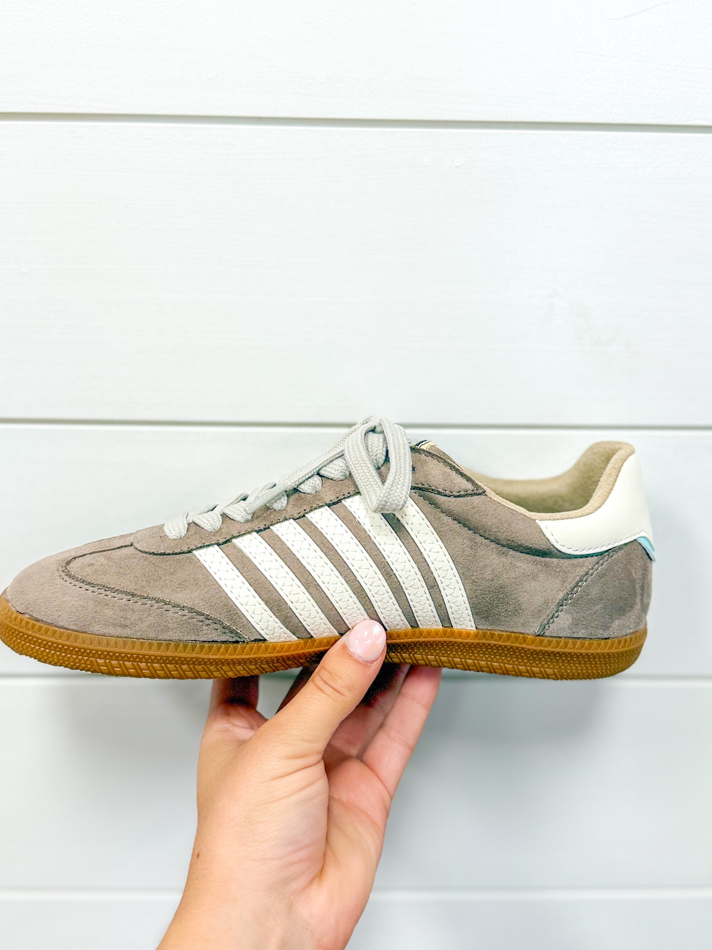 Stevie- Taupe Suede