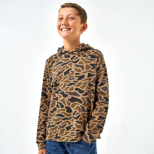 Youth Thermal Hoodie Gauge Camo