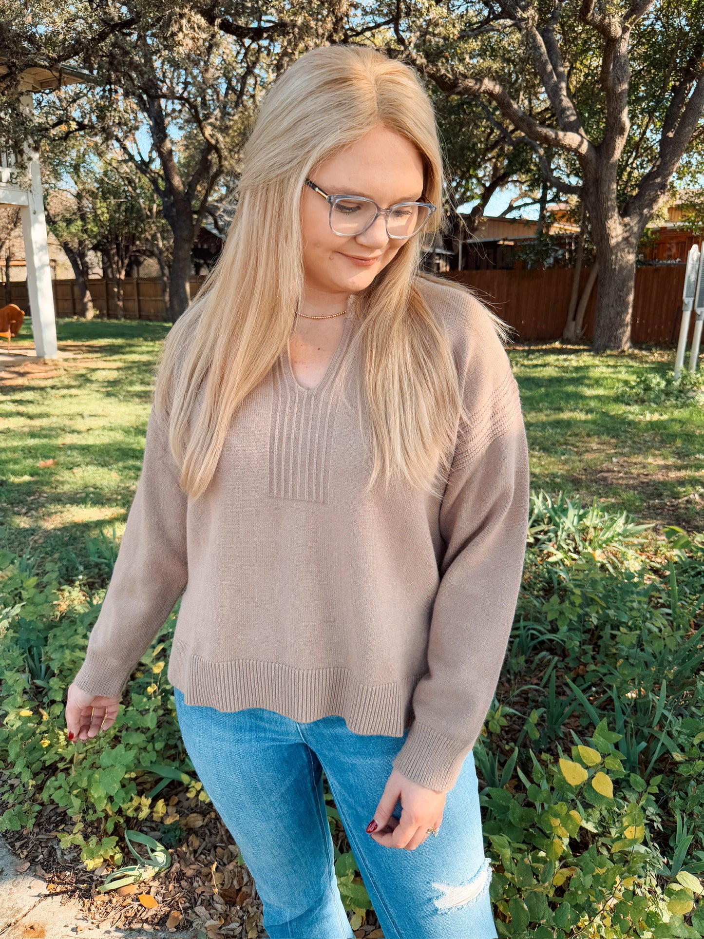 Never Say Never Sweater - Taupe