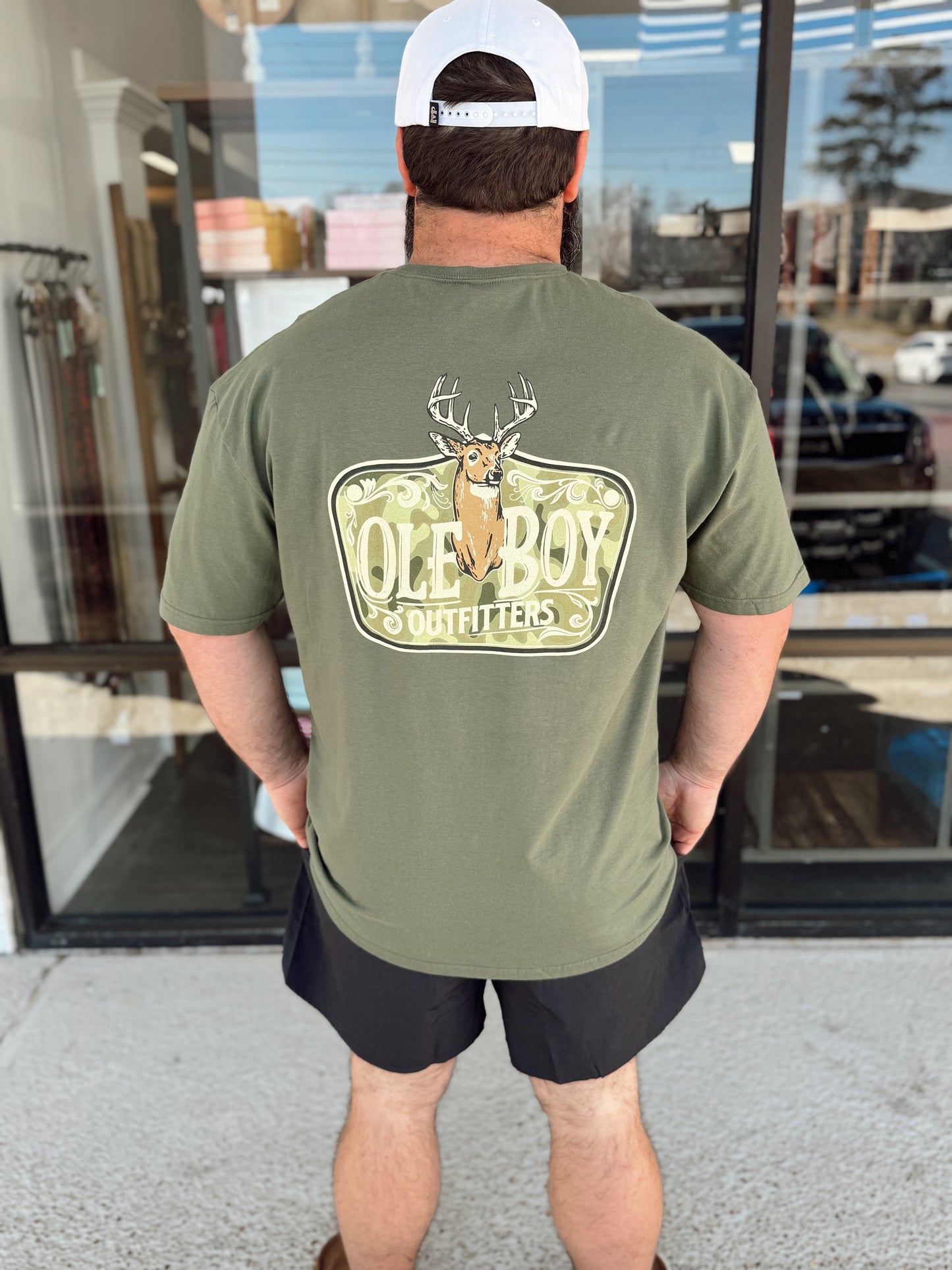 Ole Boy buck mount Tee