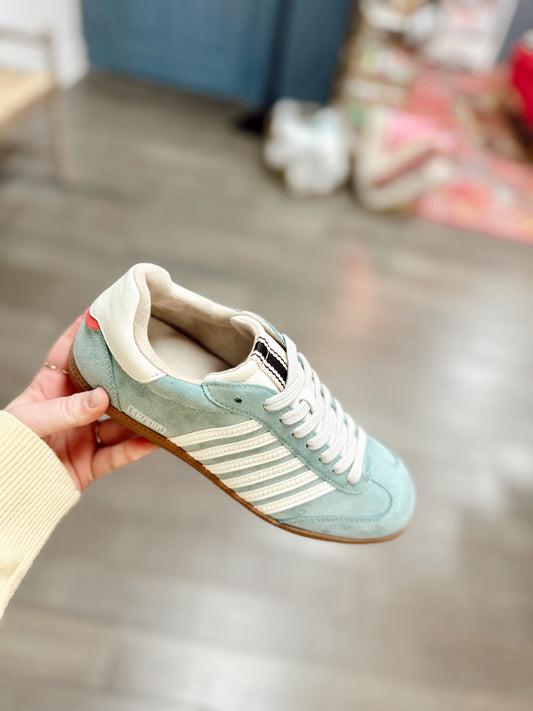 Stevie - Aqua Suede
