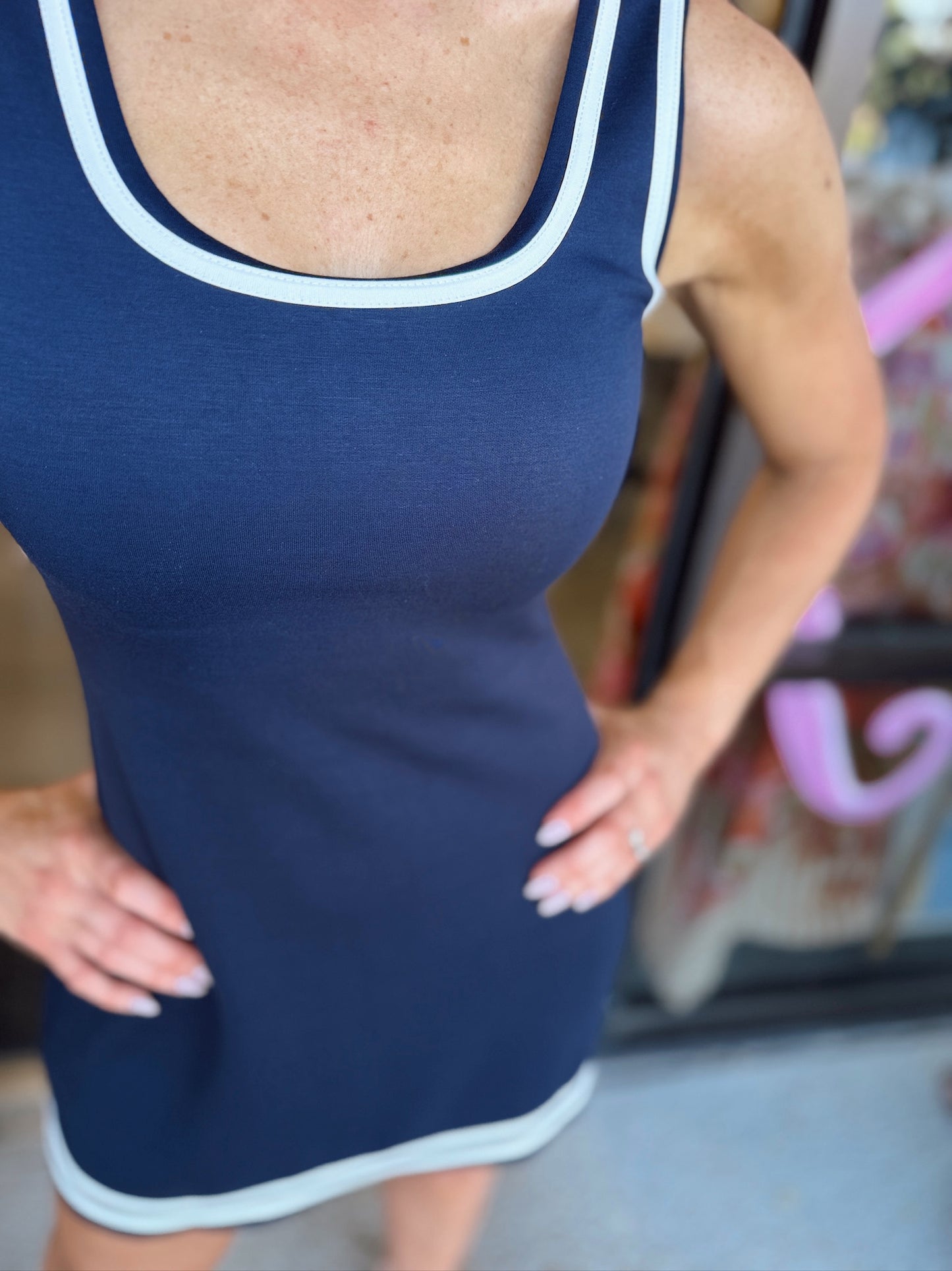 Baby Please Dress - navy