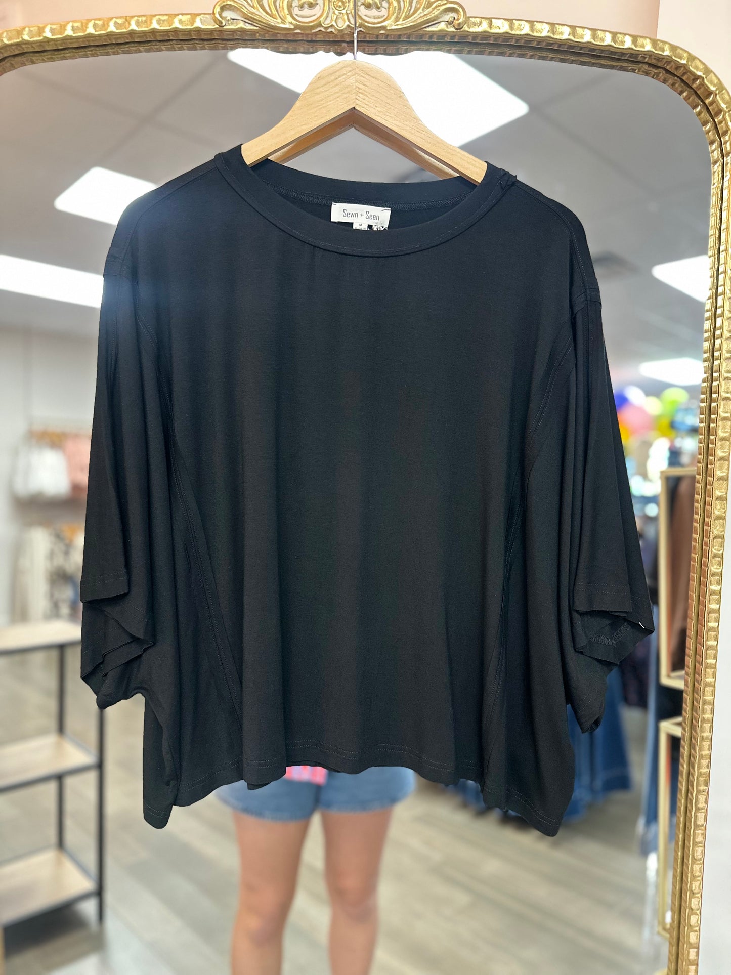Me to Me Top - black