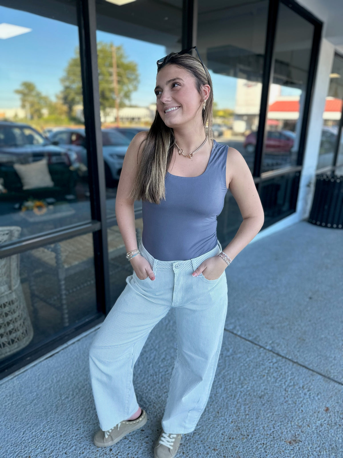 Comfy & Cute Top - grey