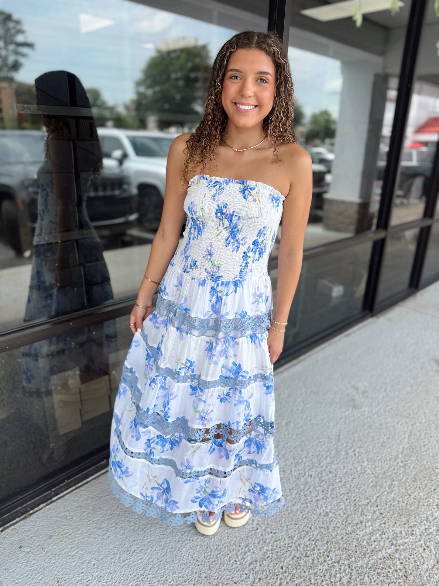 Something Blue Midi - blue multi
