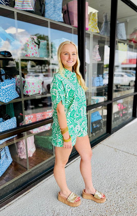 Verdant Paisley Set