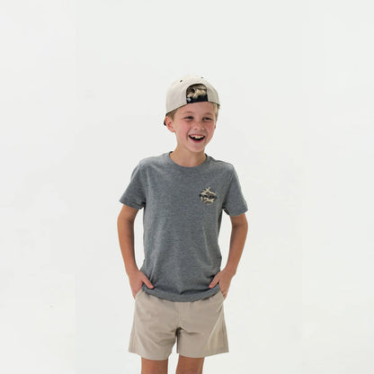 YOUTH rad dude deer camo tee