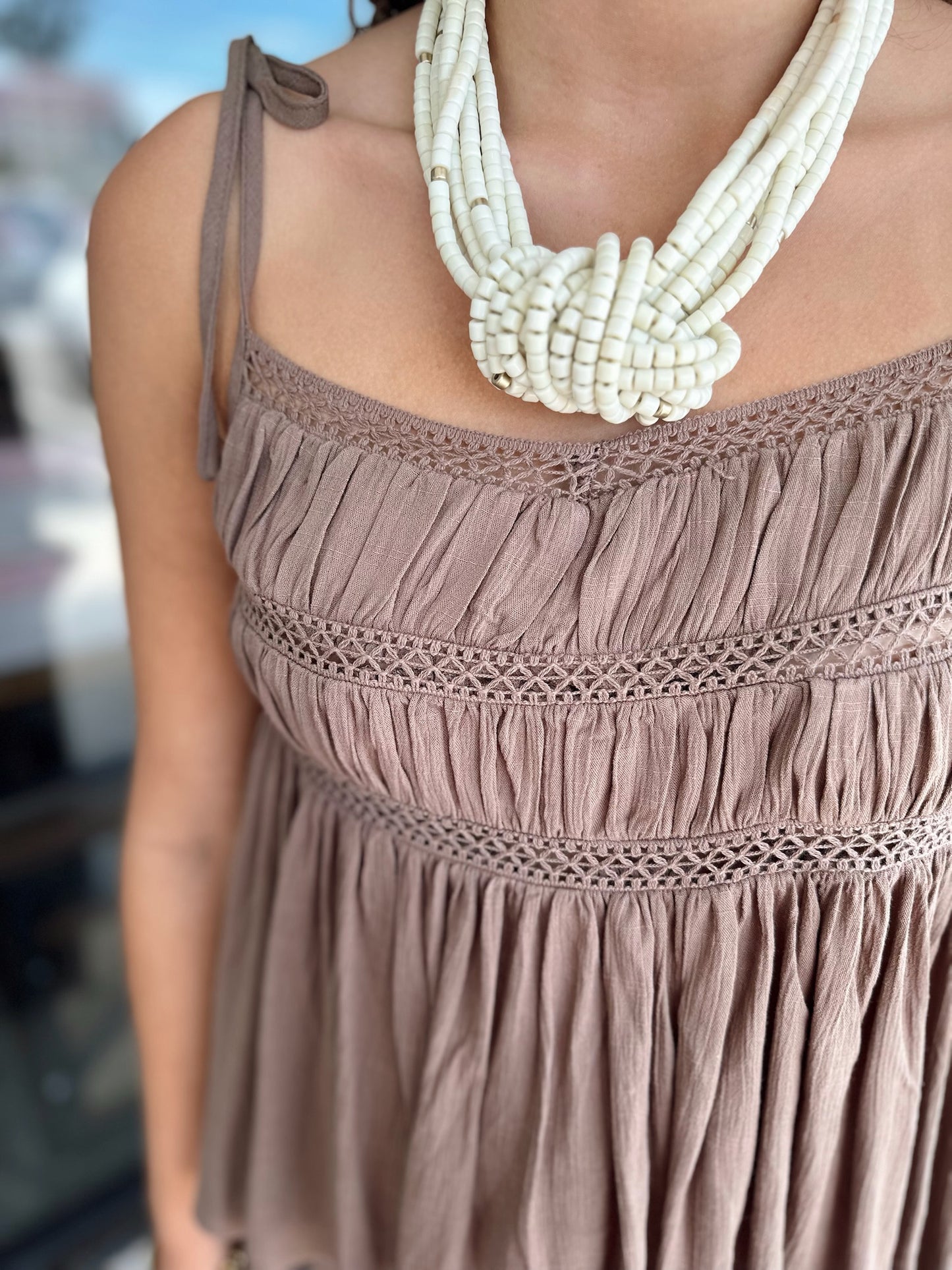 Wilma Set Top - Ice Mocha