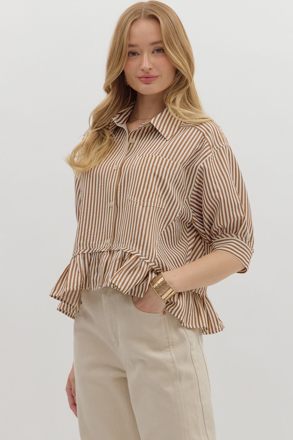 Striped Babe Top