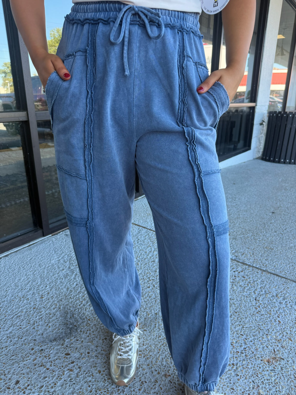 Vintage Cargo Jogger - denim