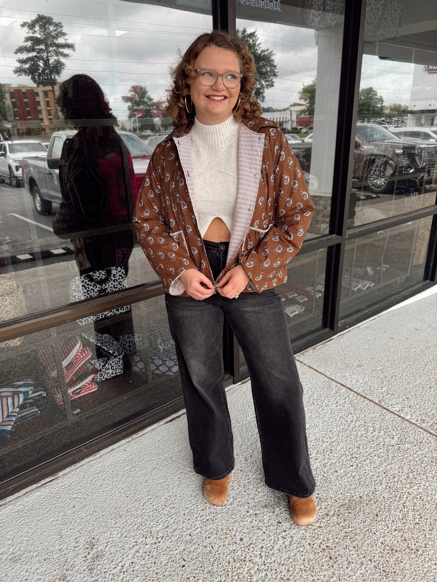 Fall Cutie Jacket-Mocha