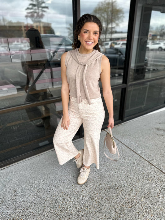 Wrapped Away Top - oatmeal