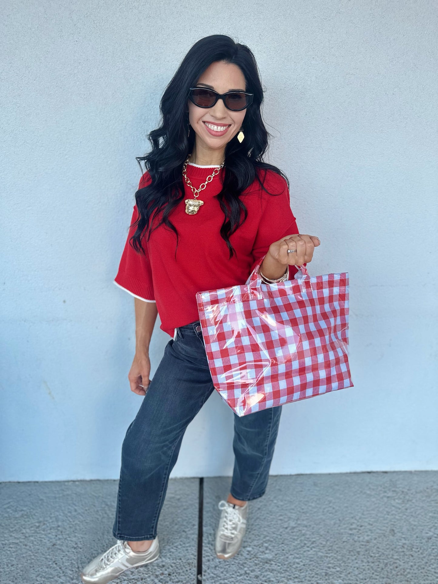 Halftime Cutie Top - red