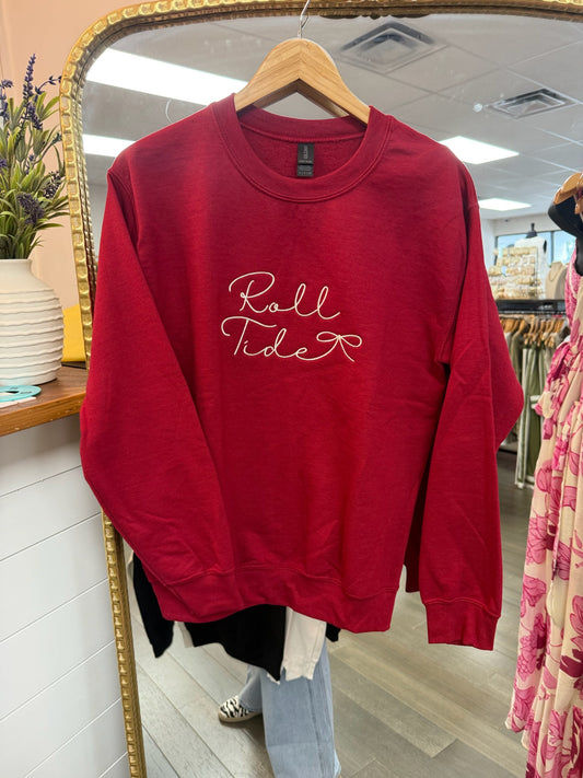 Roll Tide Embroidered Sweatshirt
