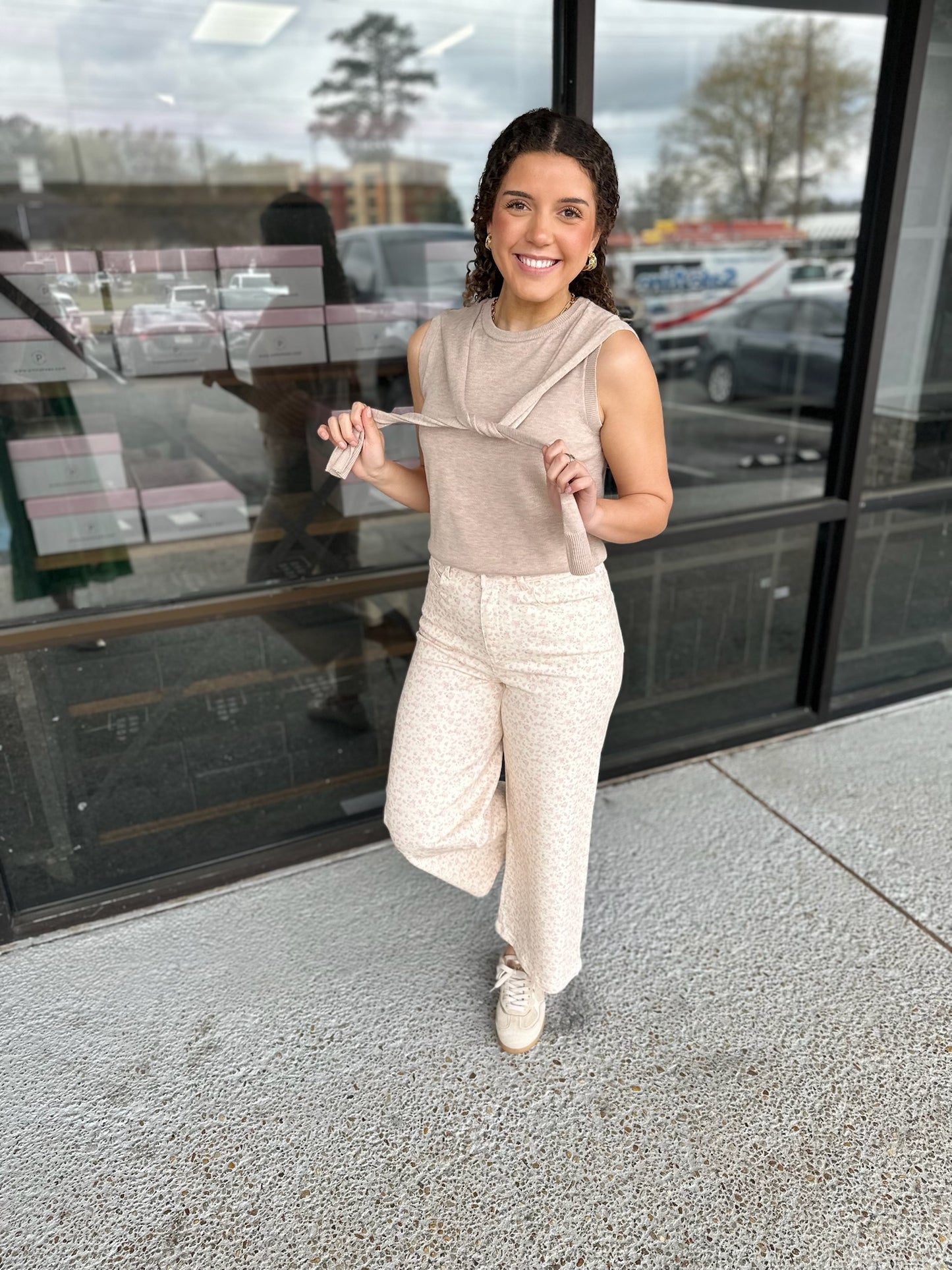 Wrapped Away Top - oatmeal