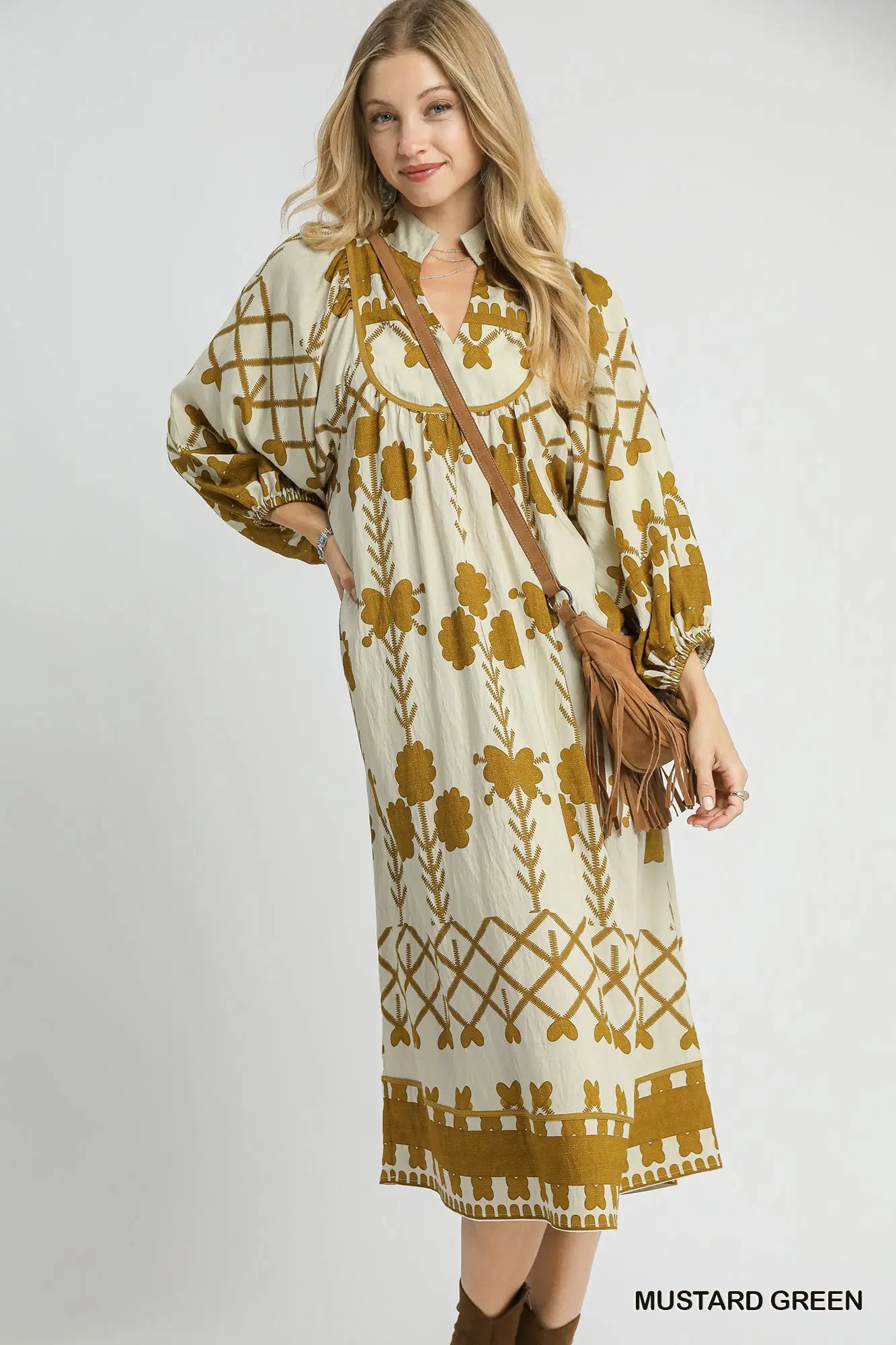 Tribal Midi Dress