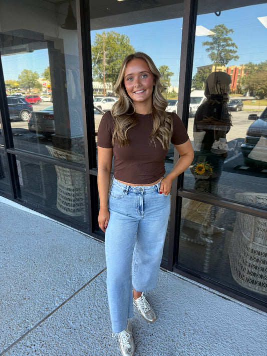 Easy Going Top - cocoa