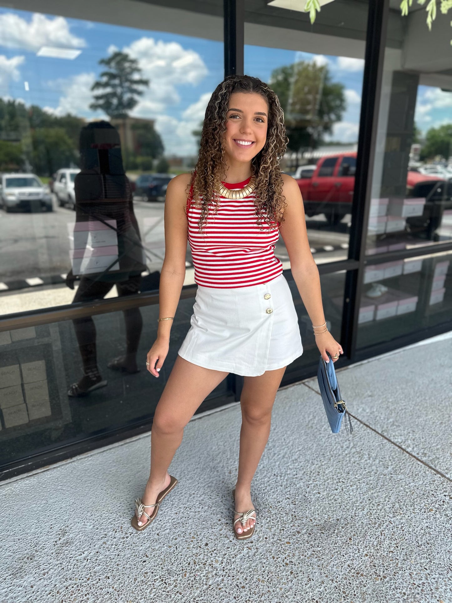 Tate Tank - red