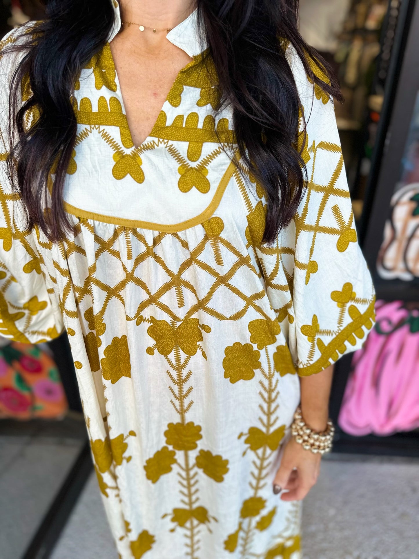 Tribal Midi Dress