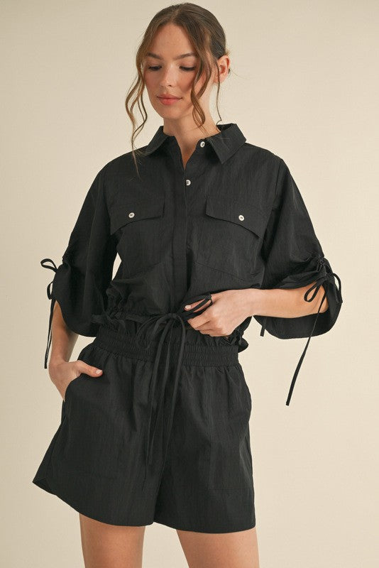 Drawstring Cutie Set - Black