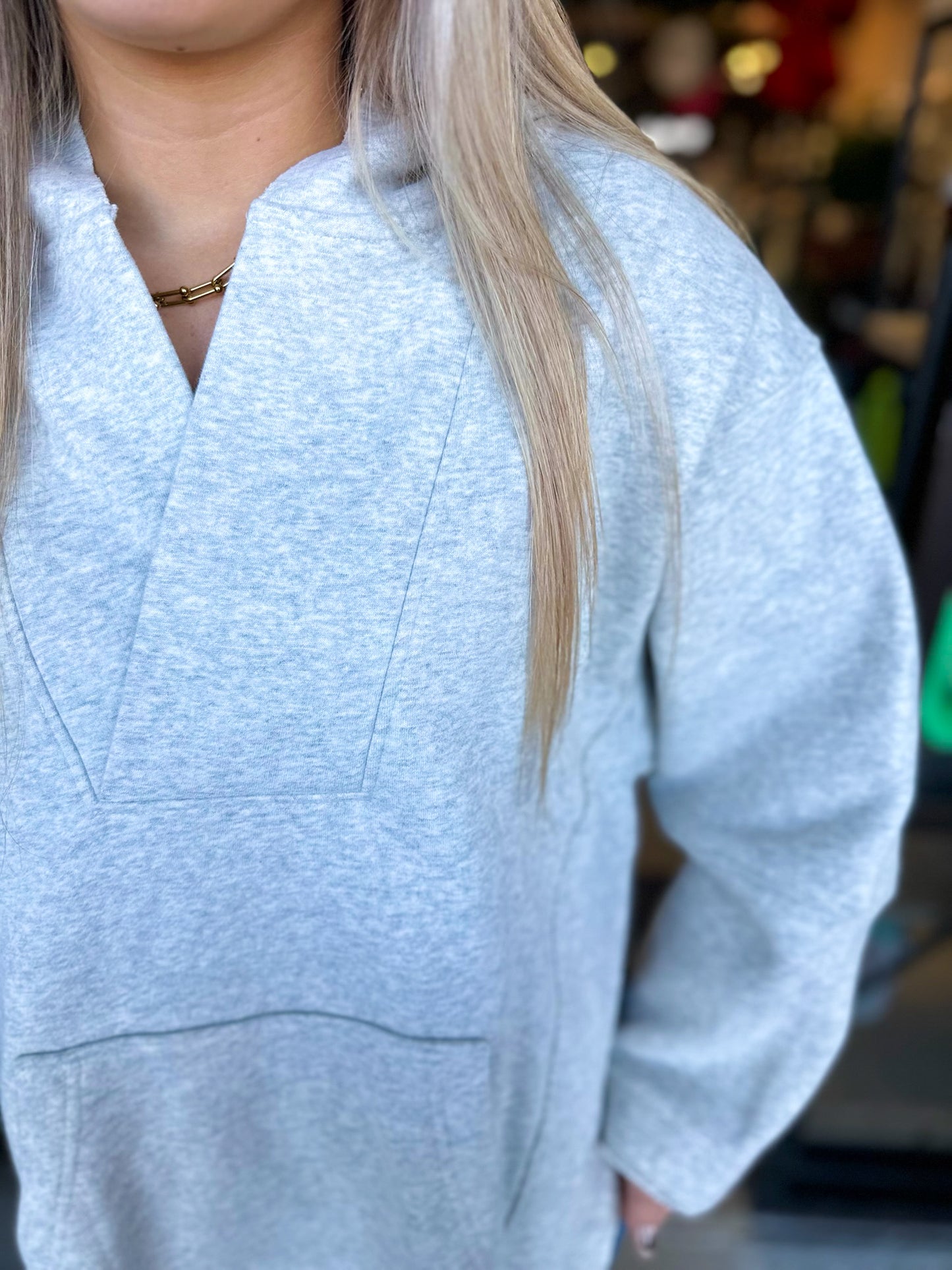 Must Be Pullover-Heather Grey