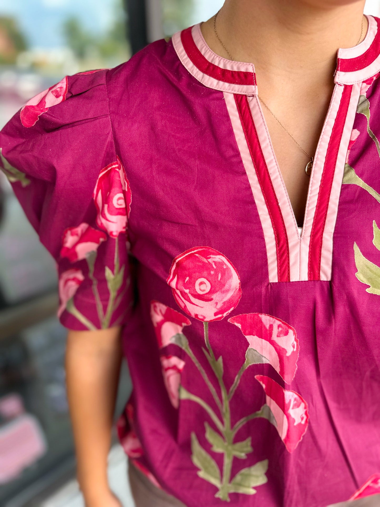 Floral Away Top