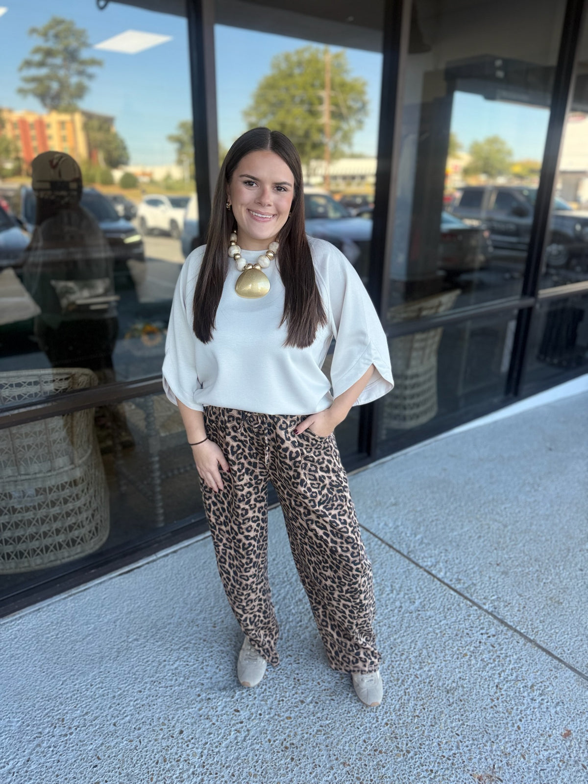 Cozy Little Moments Top - ecru