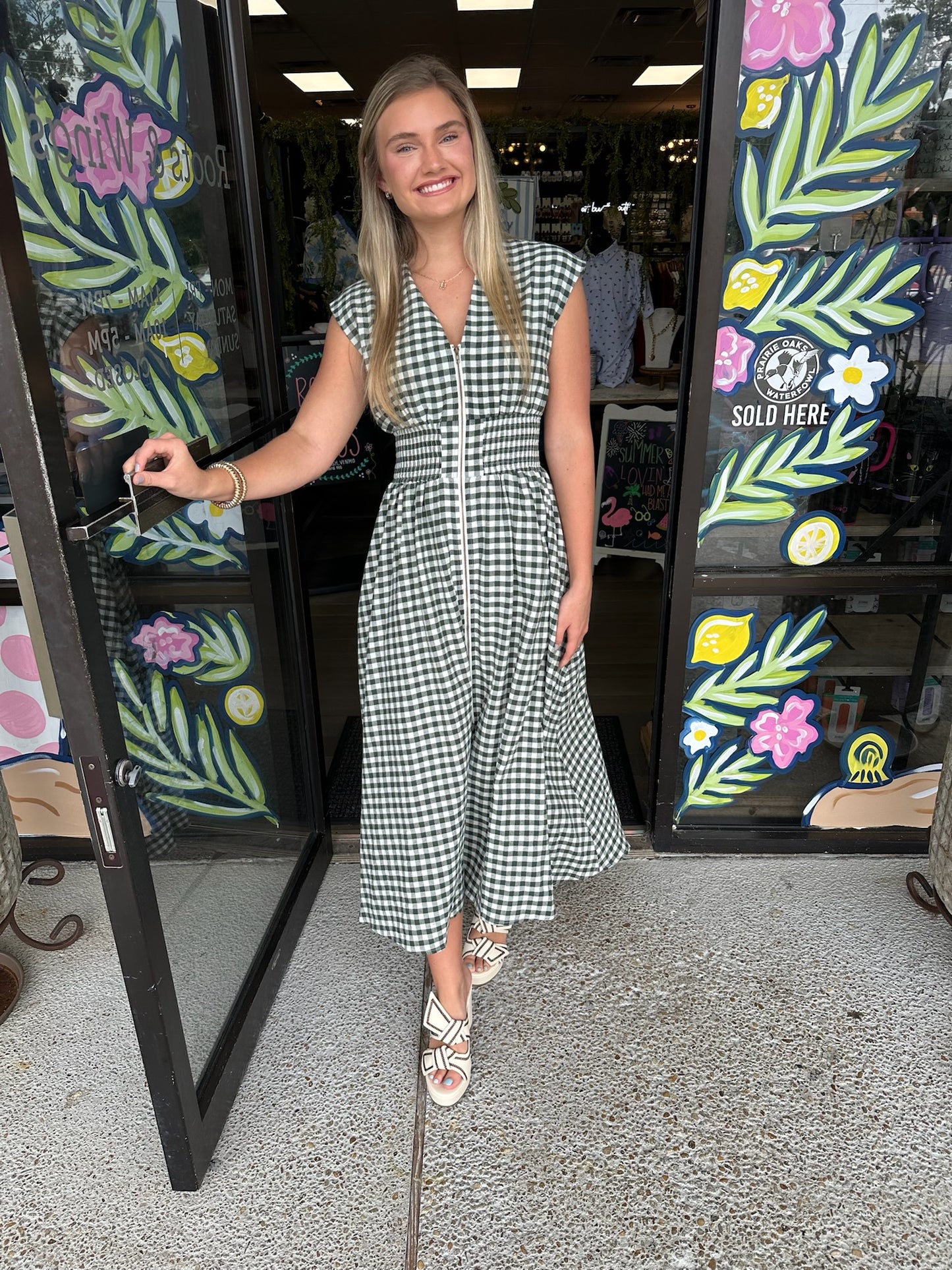 Gingham Time Midi
