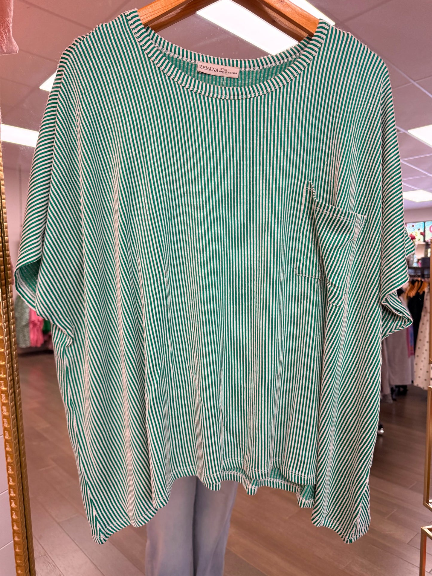 Britt Top - Kelly Green