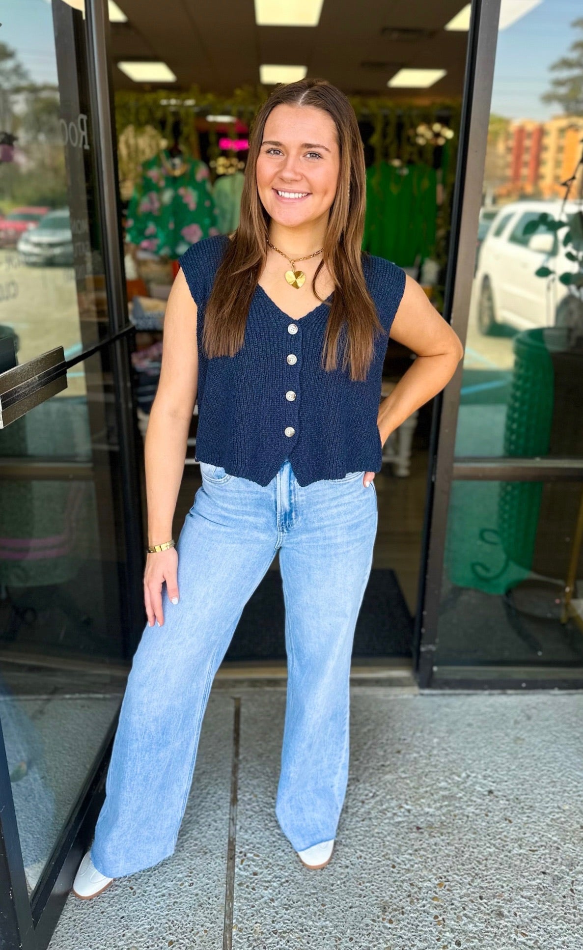 Dorothy Top - Navy