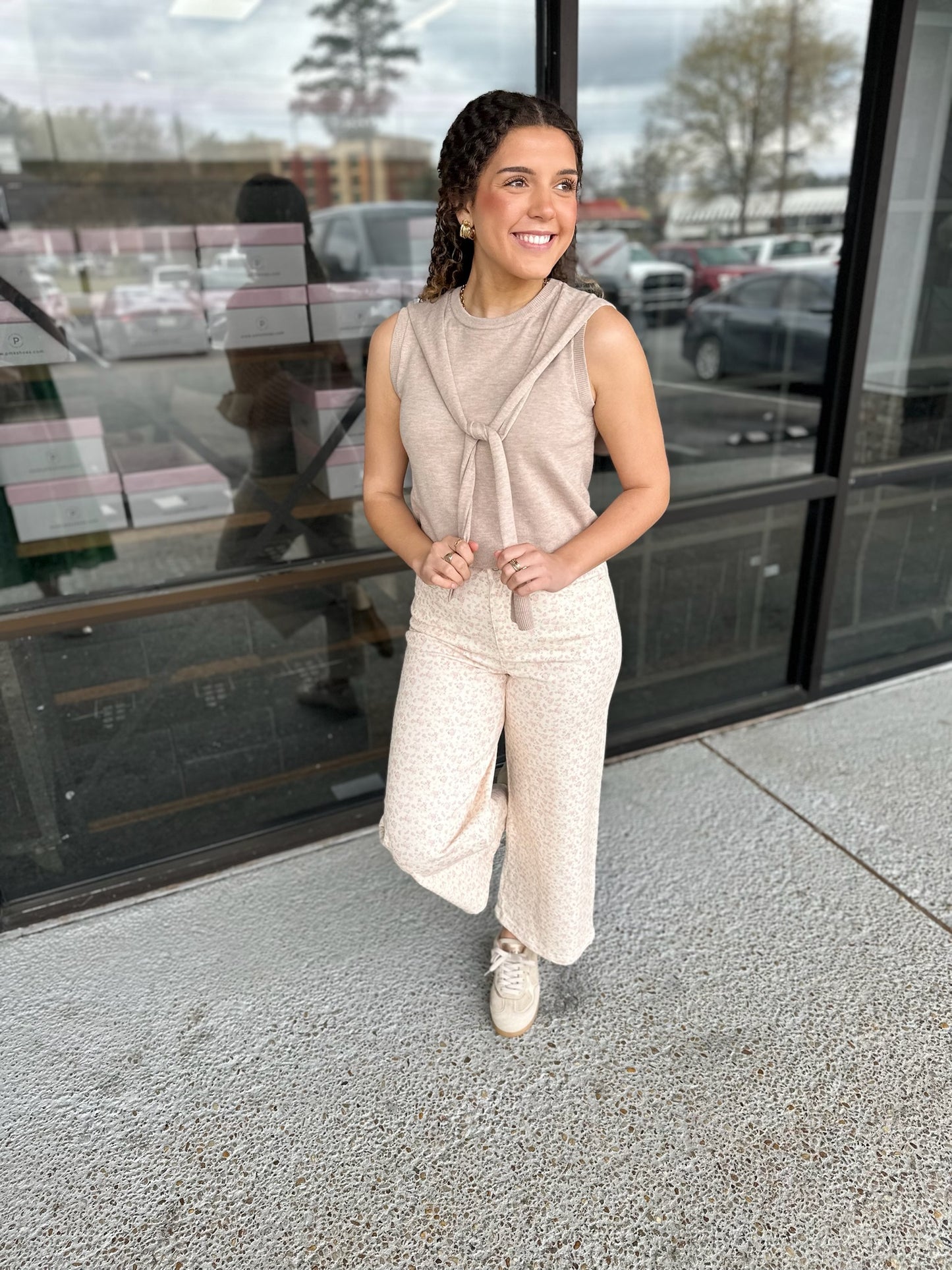 Wrapped Away Top - oatmeal