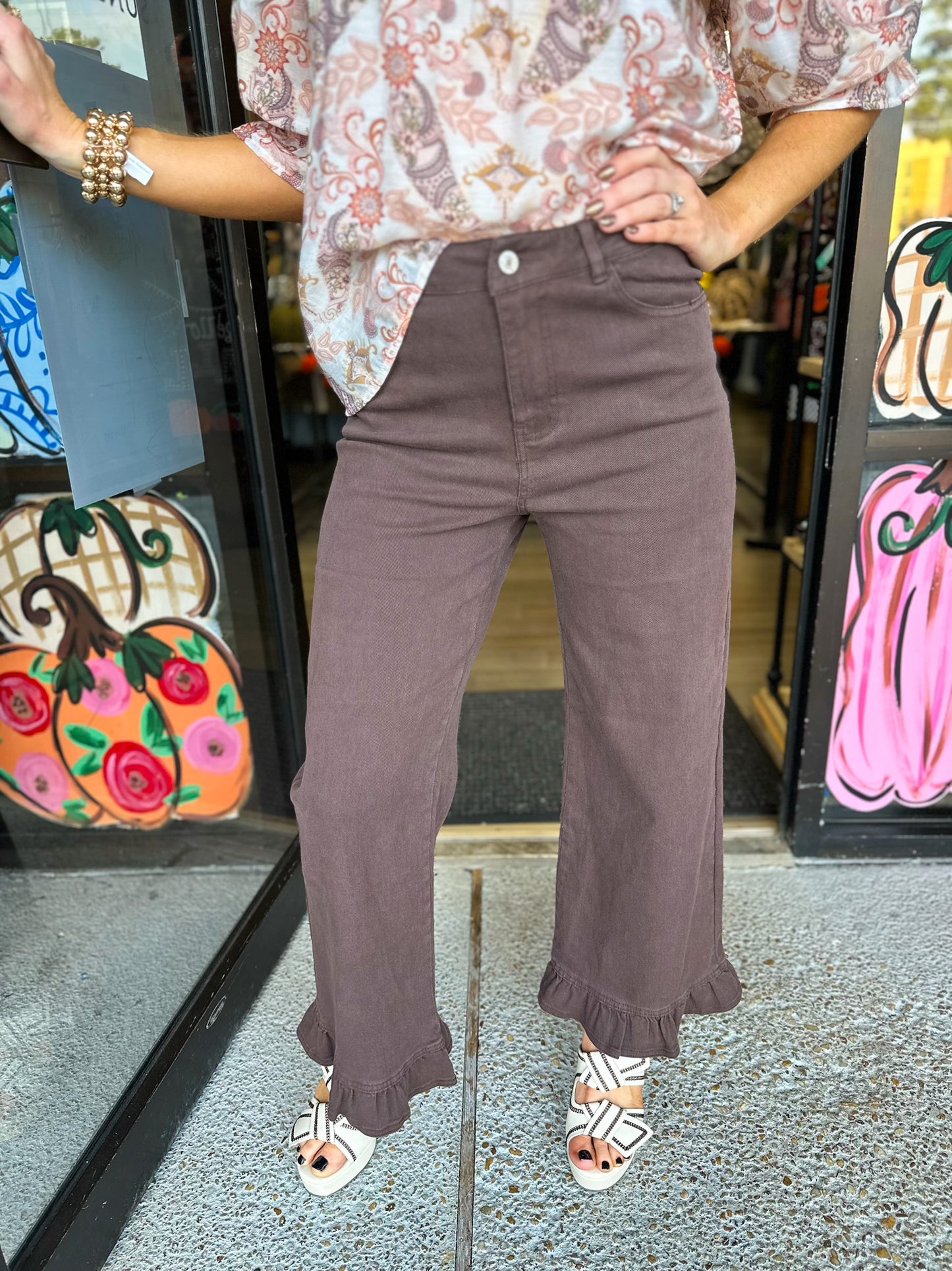 Piper Pants-Brown