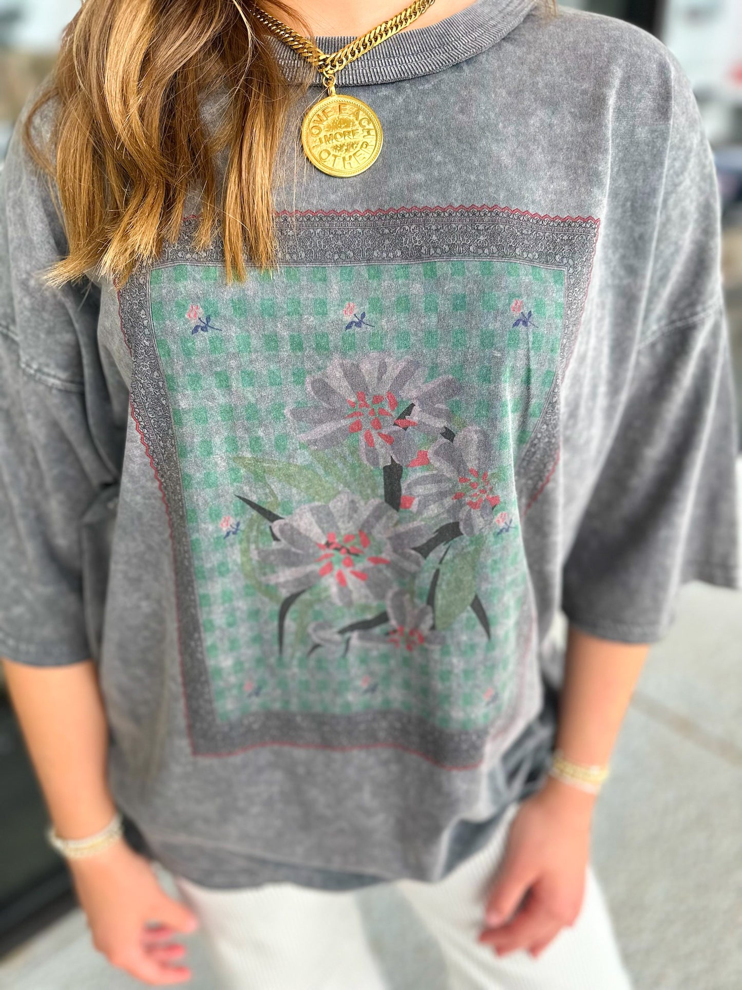 Stamp Tee - Ash