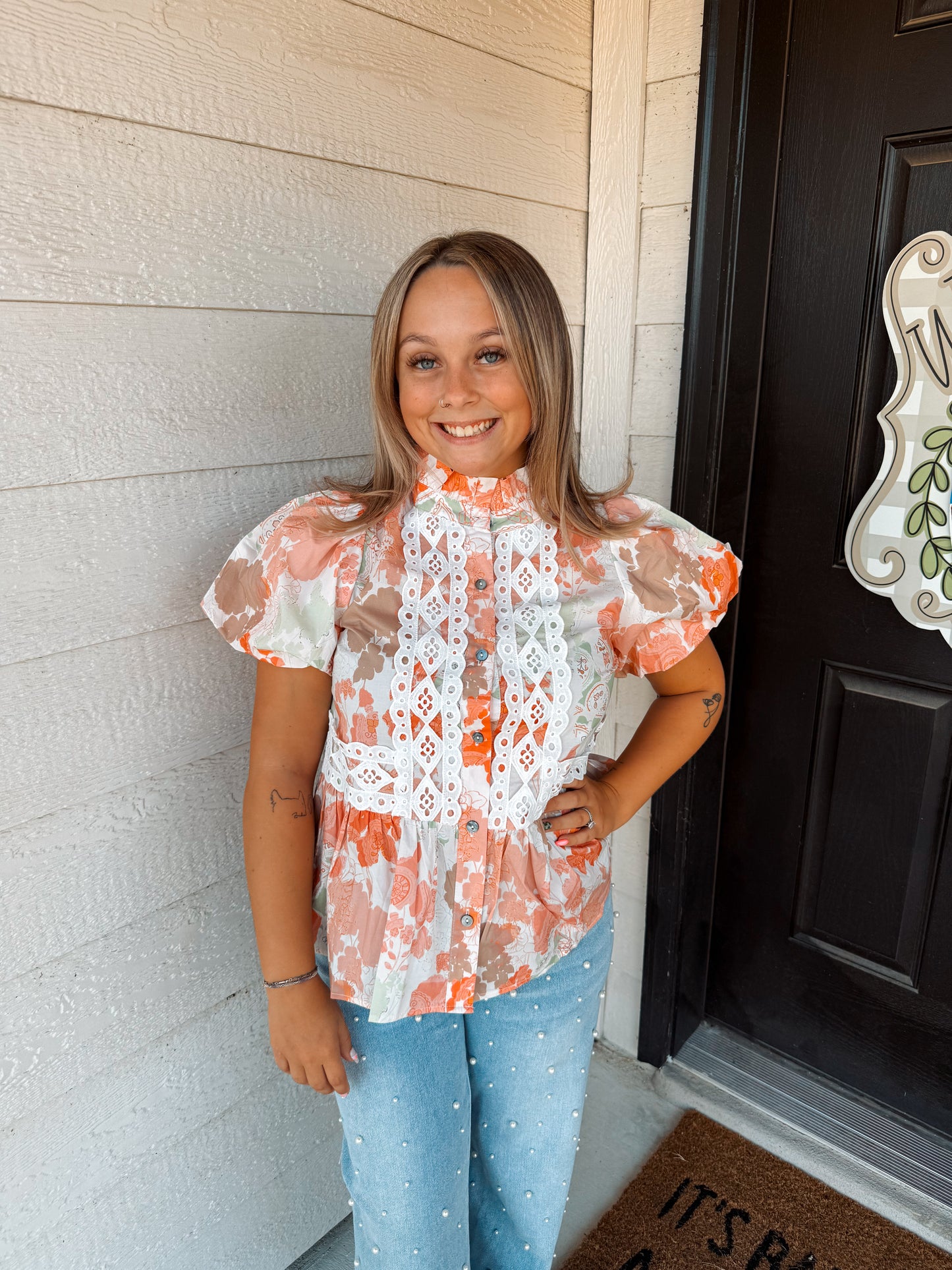 Kelly Top - Orange Mix