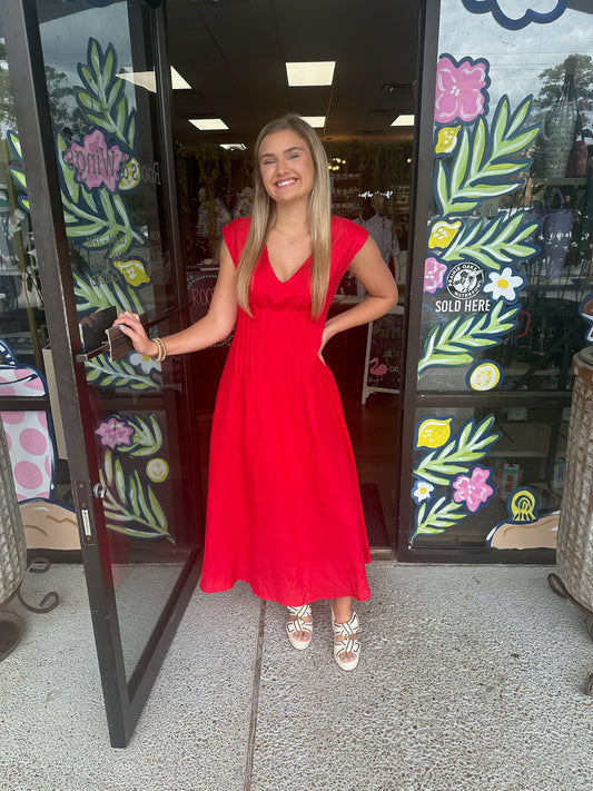 Pintucked Kiss Midi