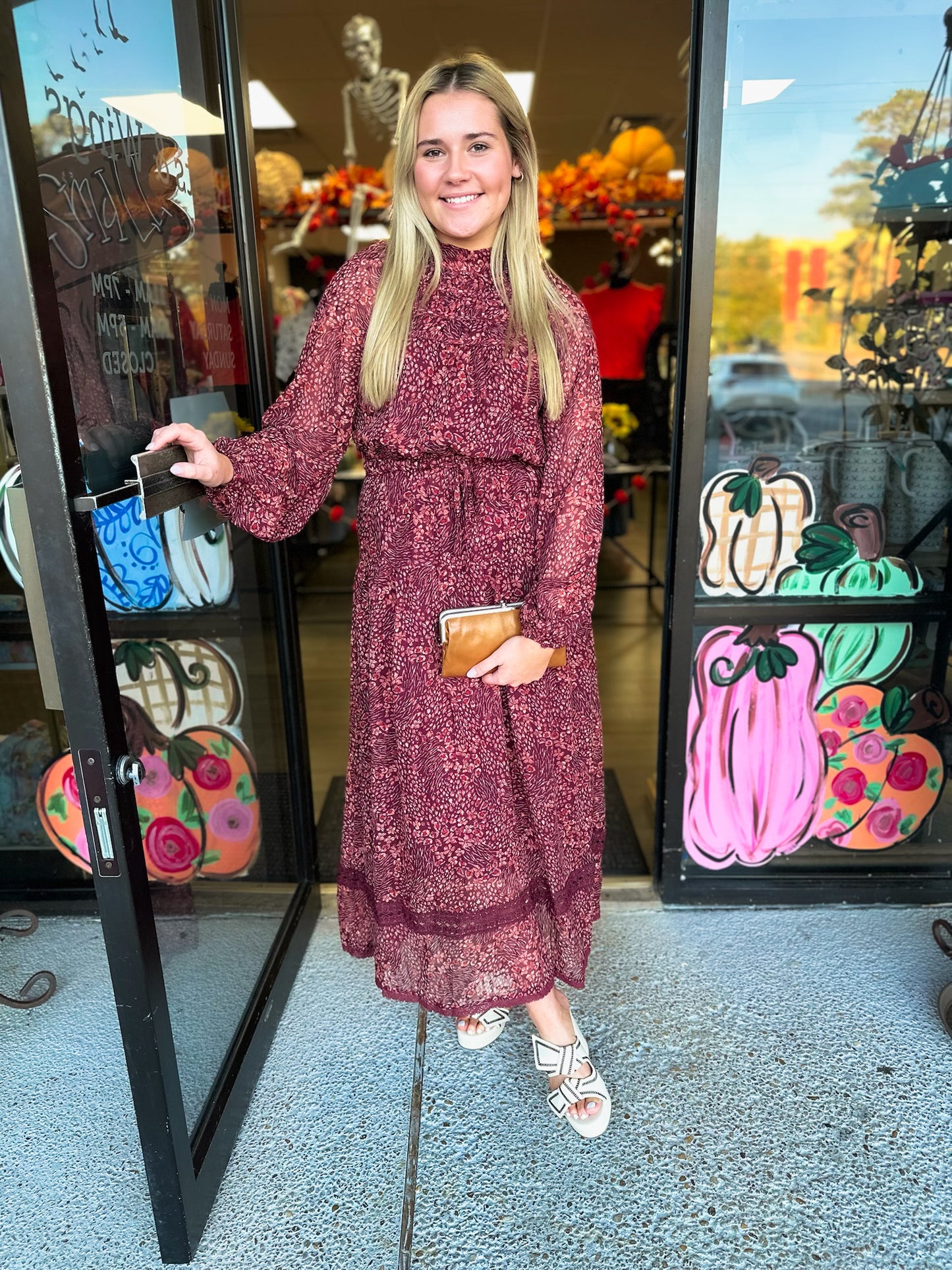 In The Air Maxi-Burgundy Multi