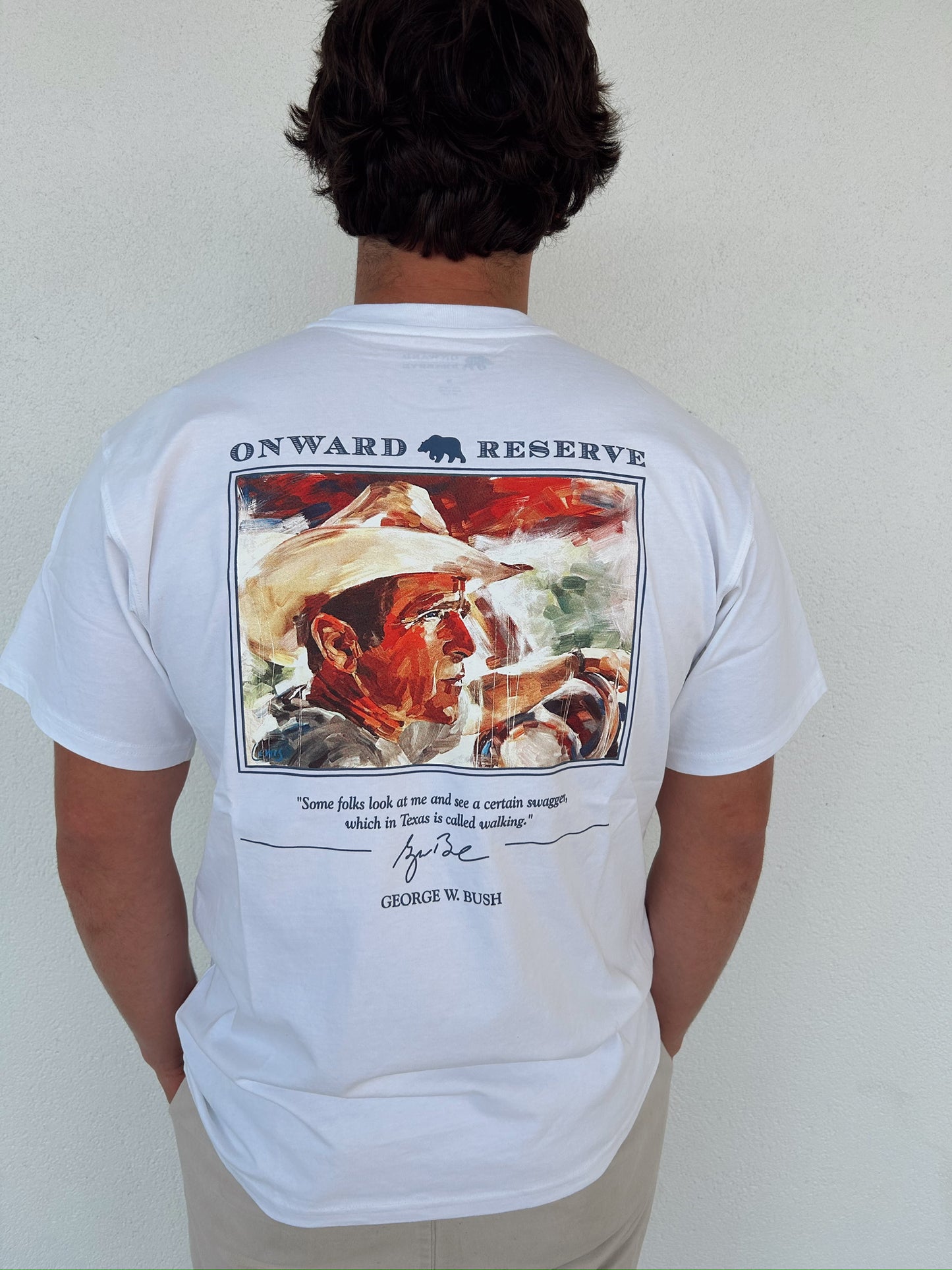 George W Bush Tee - White