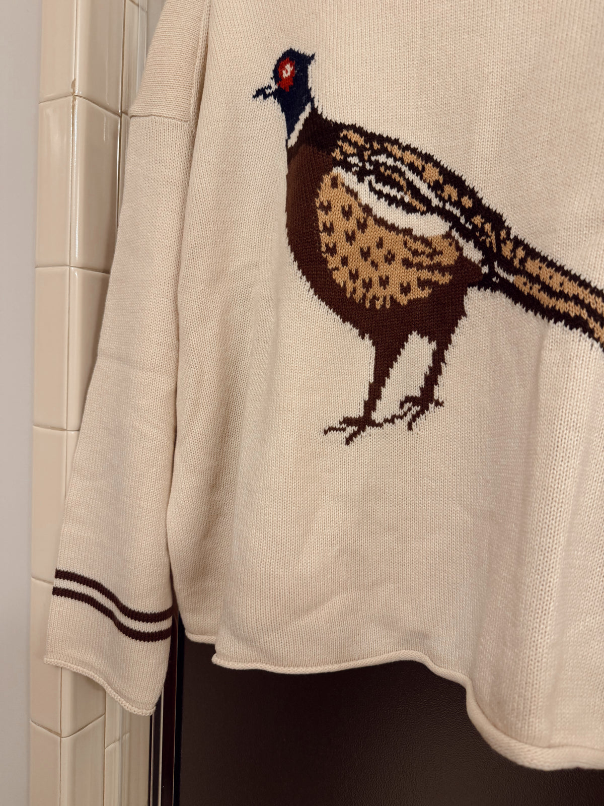 Pheasant Sweater - cream