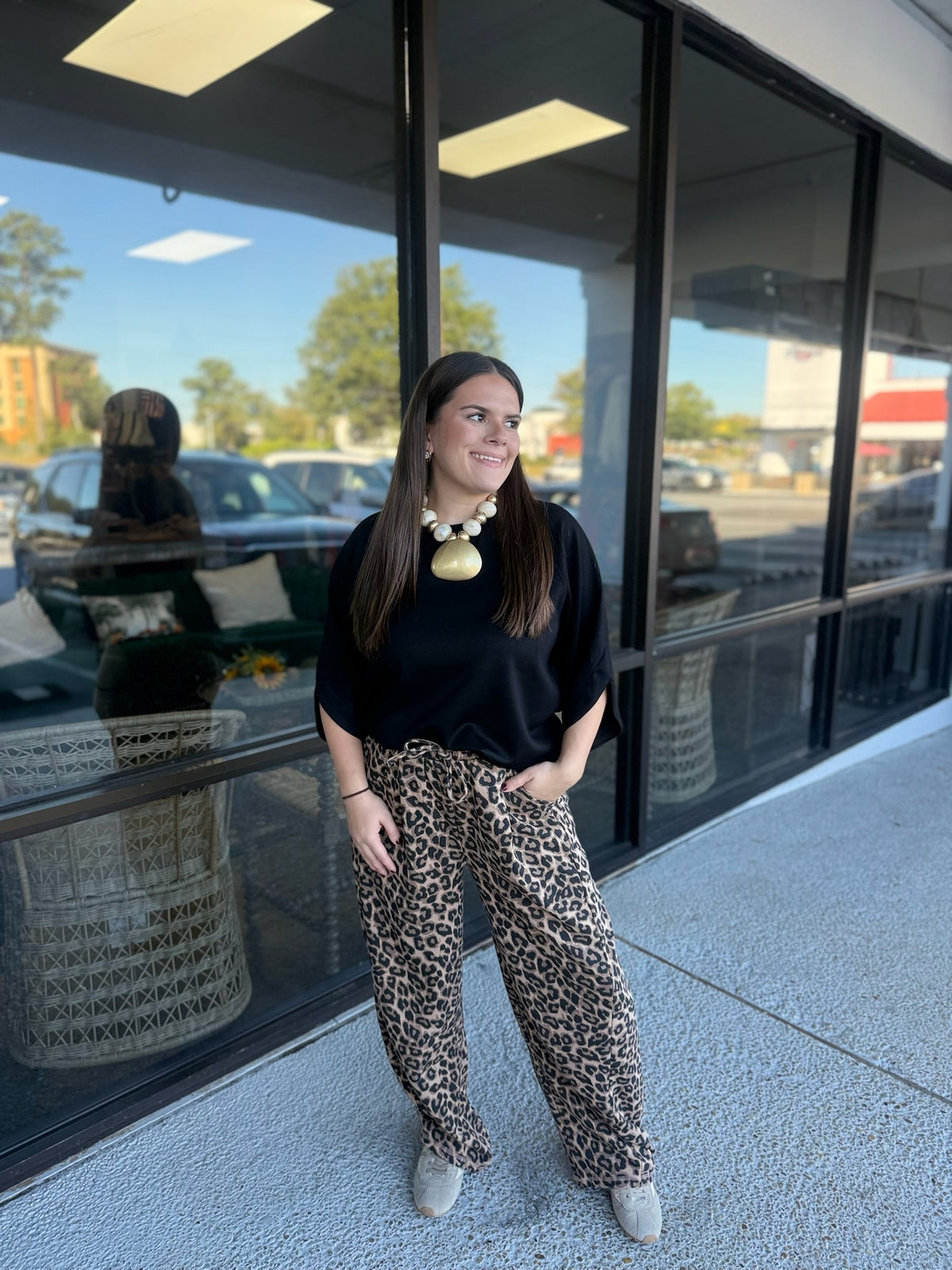 Cozy Little Moments Top - black