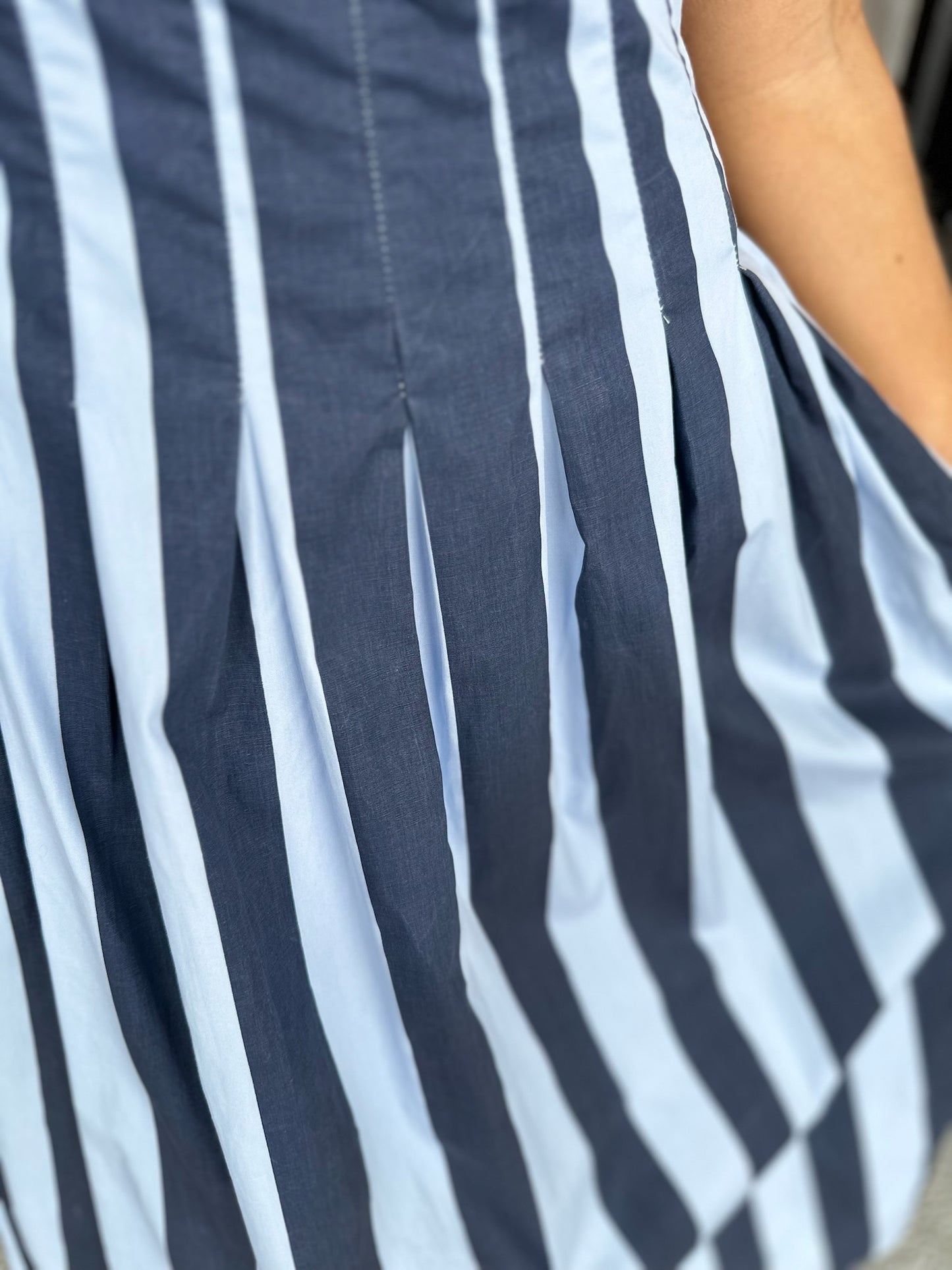 Gameday Flare Midi - navy mix