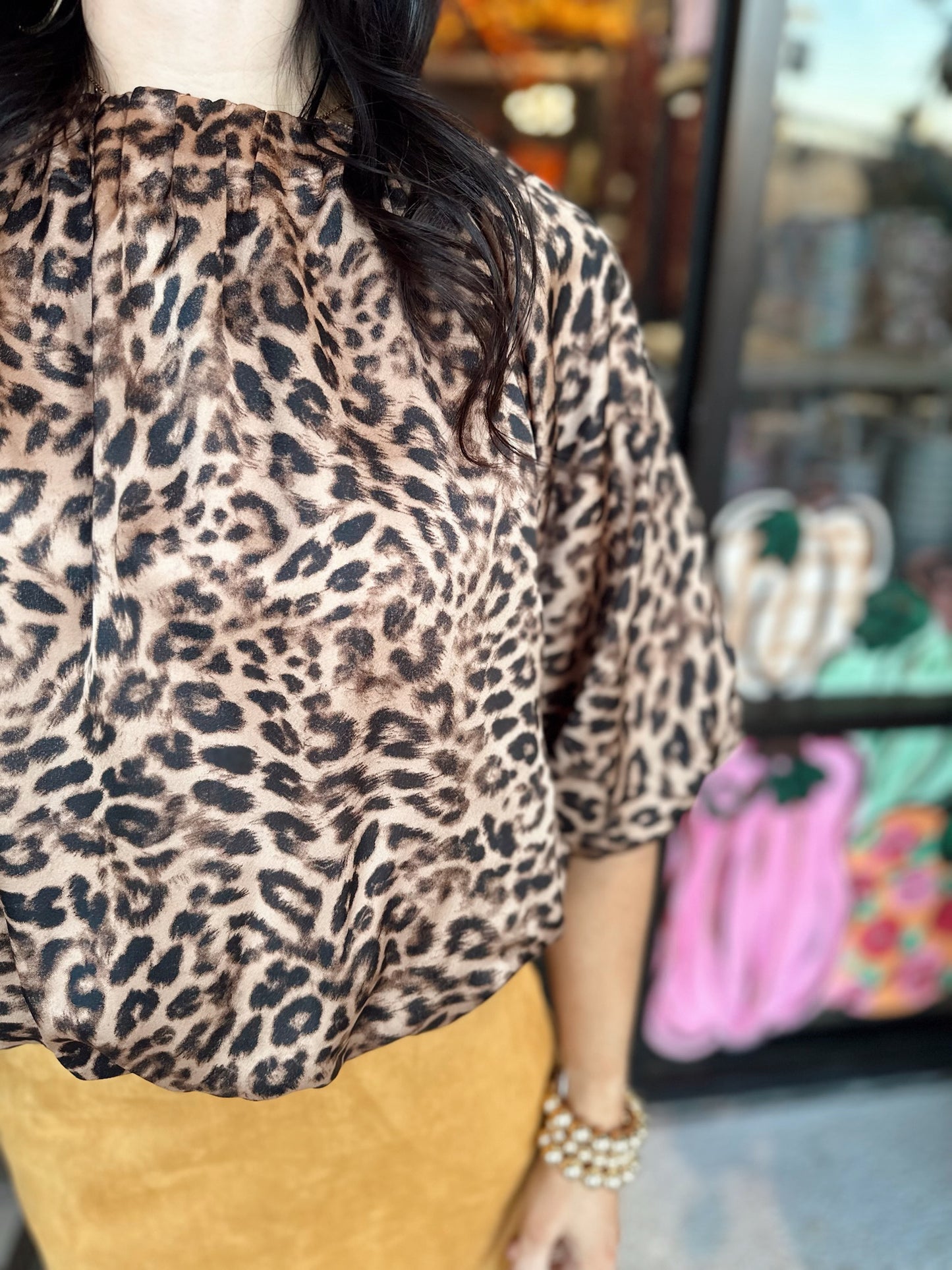 Cilly Leopard Top