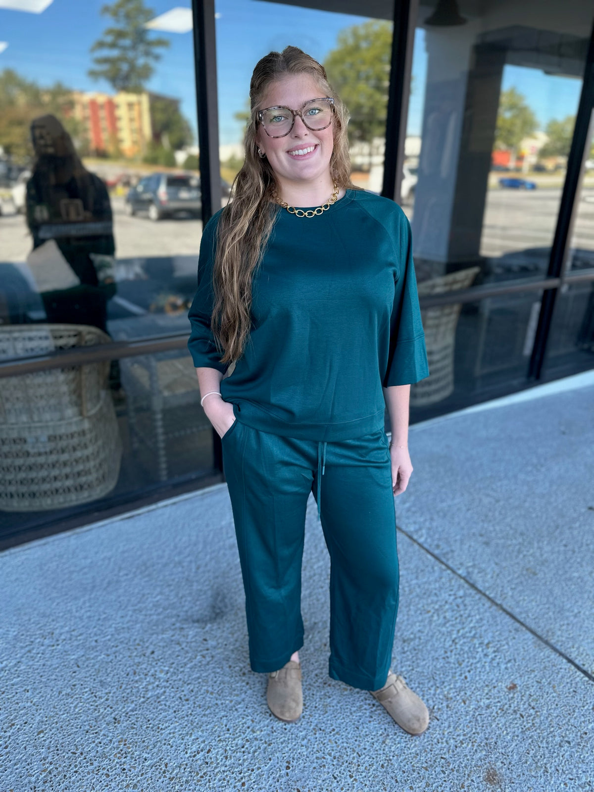 The Lounge Edit Set - teal green