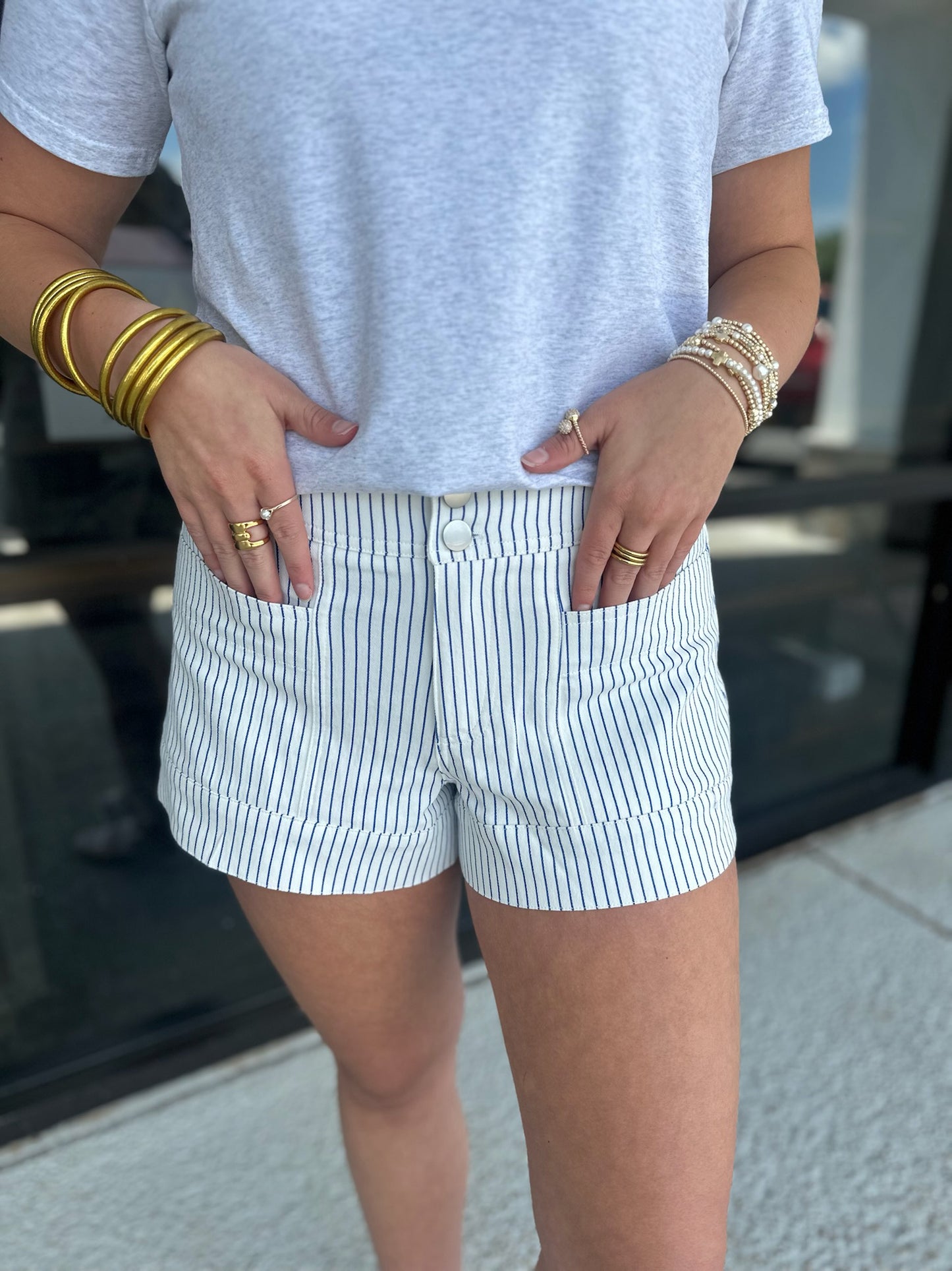 Mid Rise Shorts
