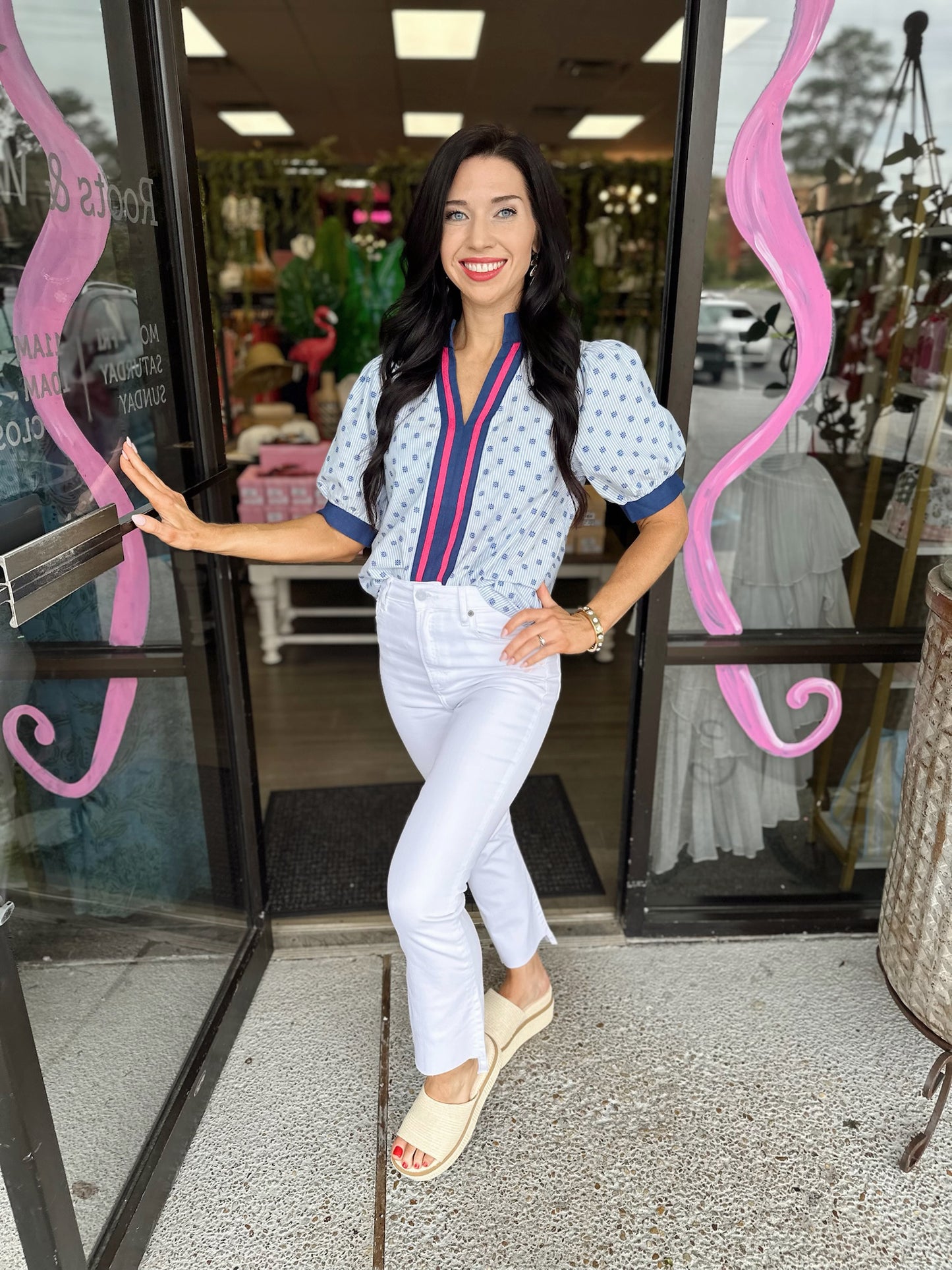 Jillian Top - blue
