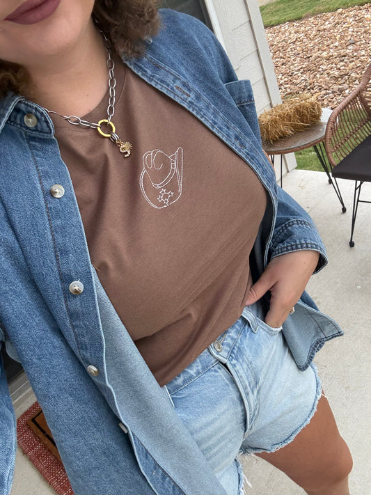 Western Embroidered Top